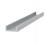 U-SHAPE ALUMINUM PROFILE 24x10 ANODISED